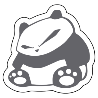 JDM Panda Sticker (Grey)